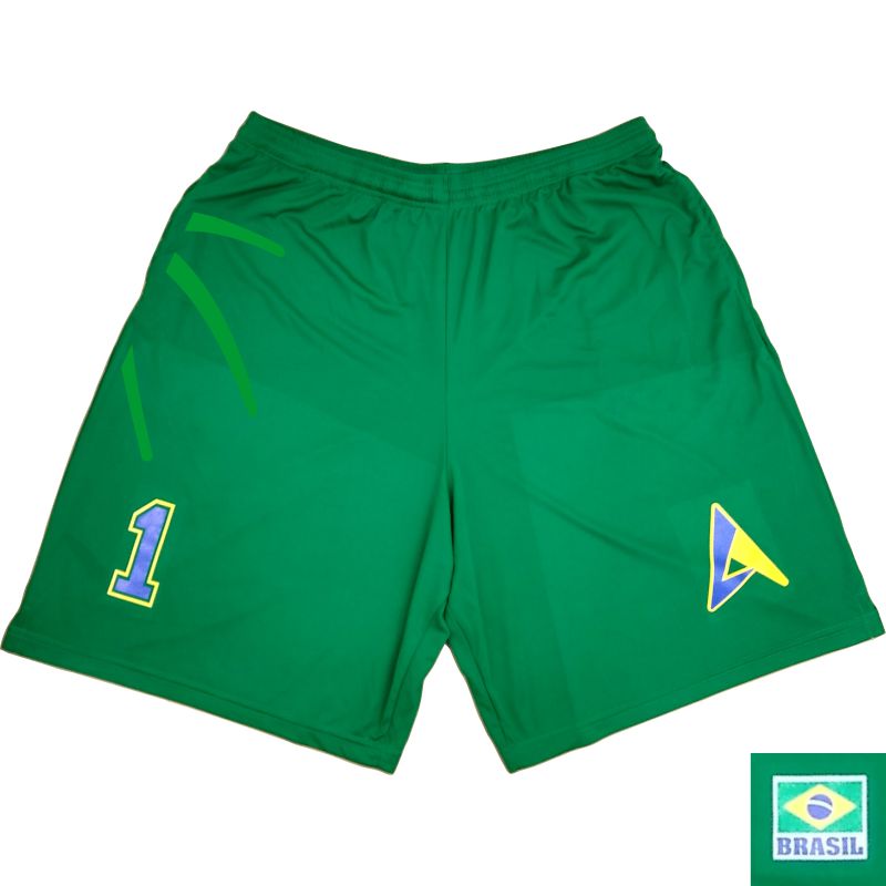 bermuda dry fit personalizada, bermuda brasil, bermuda verde, bermuda verde brasil